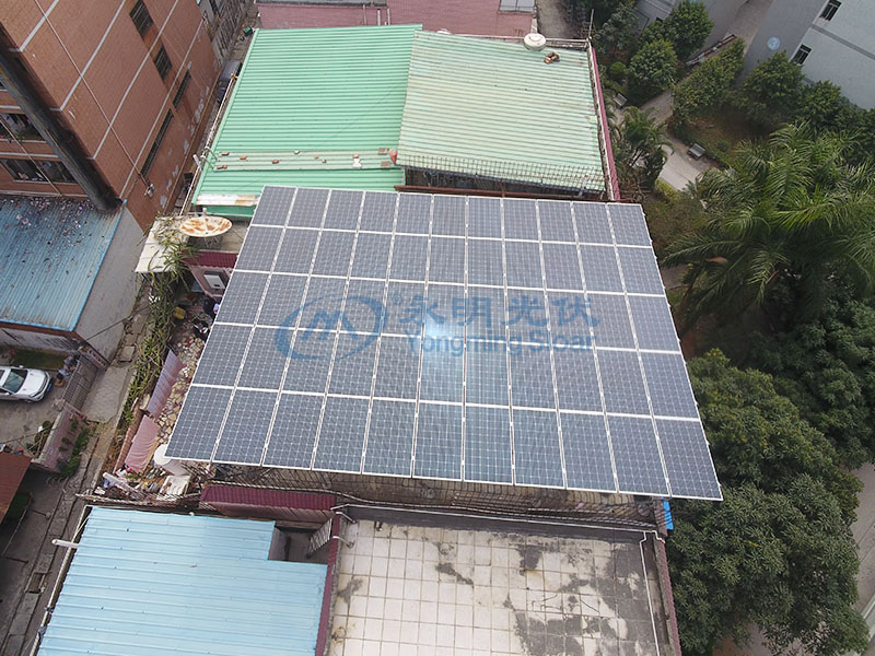 東莞市清溪鎮15.67KW家庭光伏發電項目
