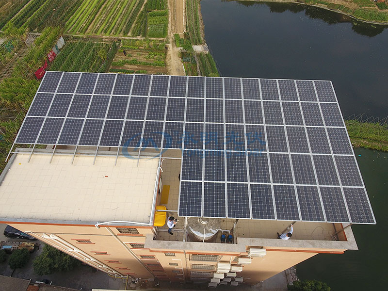 東莞市石碣鎮18.24KW家庭光伏發電項目