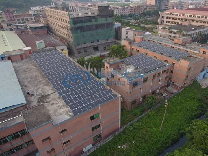 東莞市橋頭翔鑫飾品廠110KW光伏發(fā)電項目